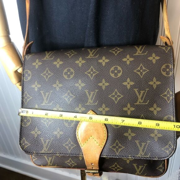 LOUIS VUITTON Cartouchiere GM Monogram Crossbody Shoulder Bag Authentic SL0941 - Picture 11 of 16